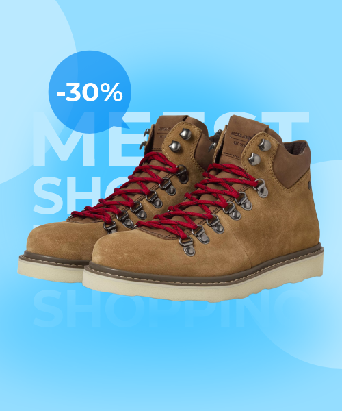 Buty Jack & Jones z grubego zamszu w kolorze brązowym