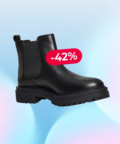 -42% GEOX Womens Iridea Chelsea Boots Black 