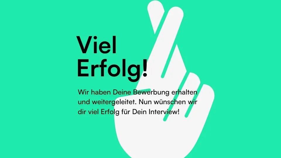 PaxAn viel Erfolg im Bewerbungsprozess
