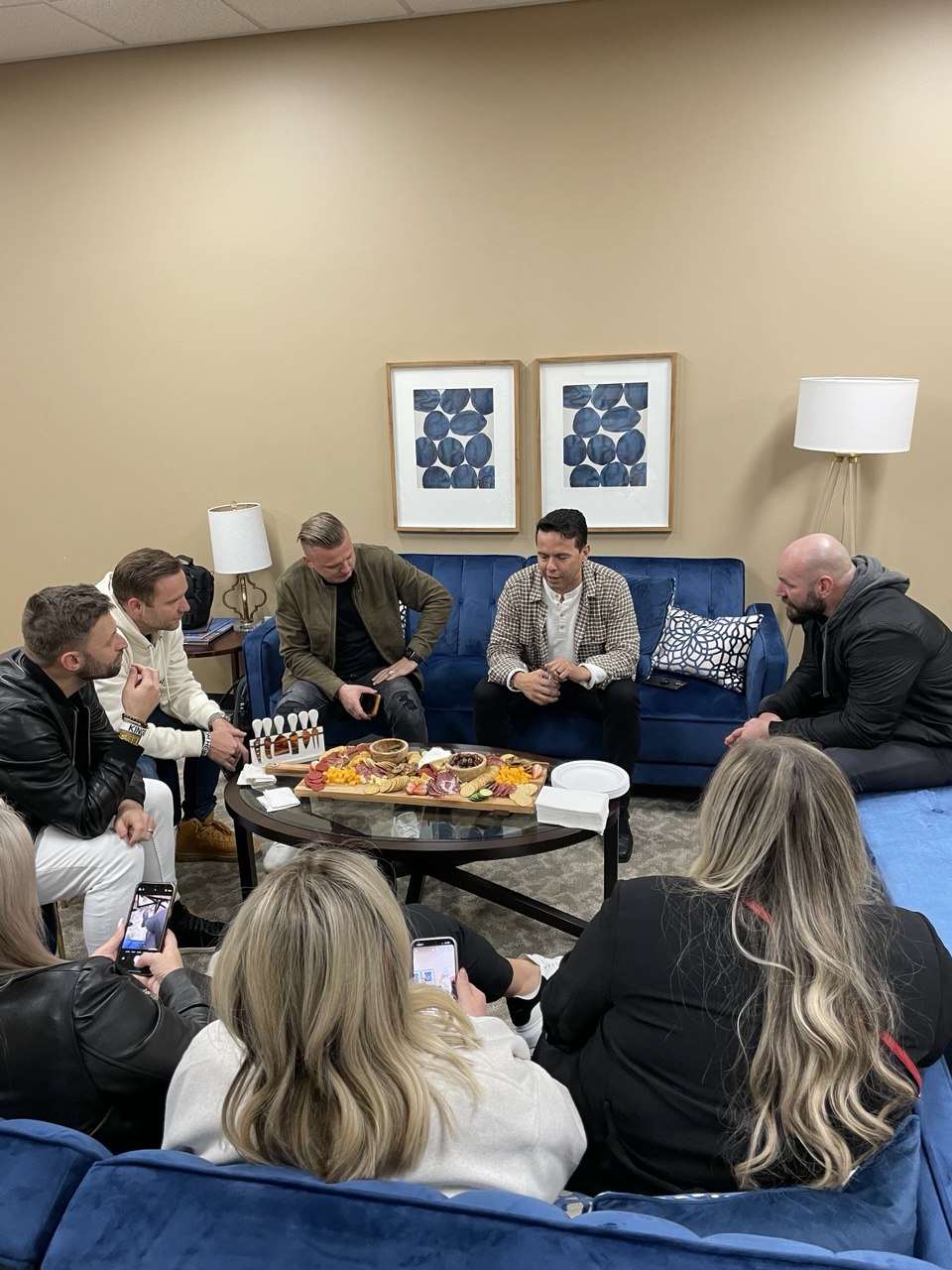 Leaders meeting together