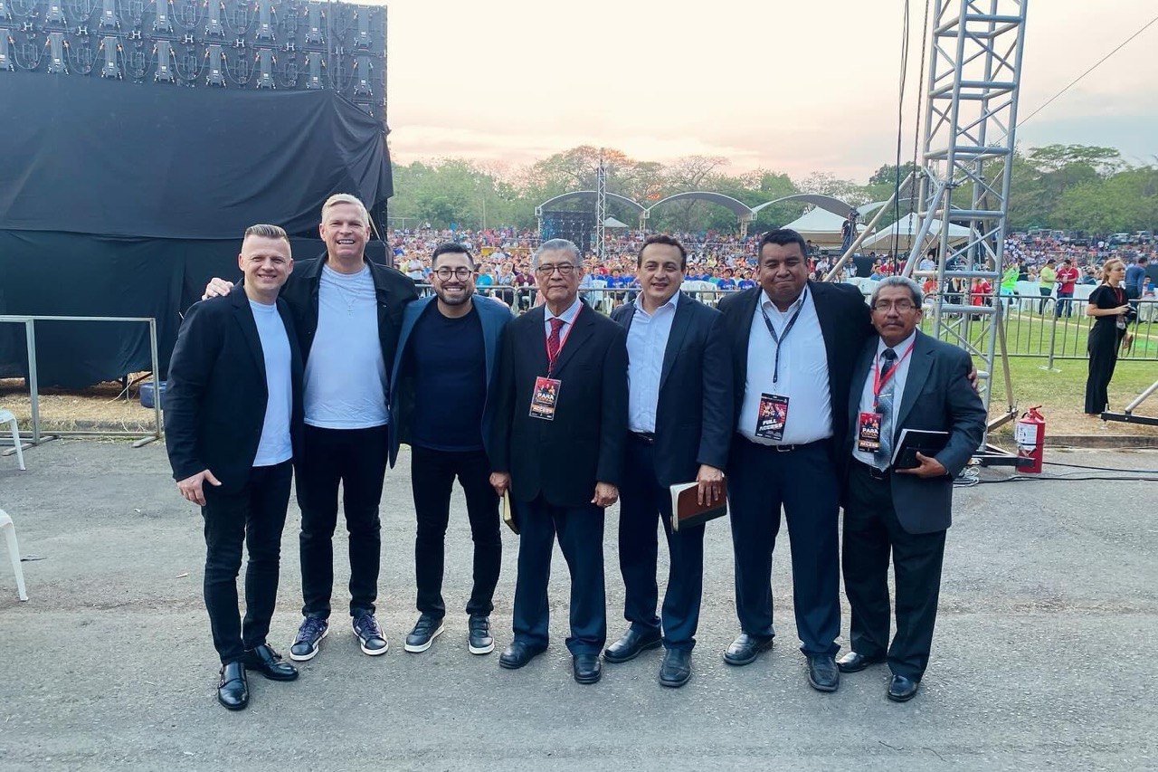 Leaders standing together