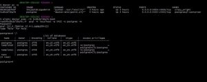 Connecting to the PSQL server via CLI