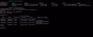 Connecting to the PSQL server via CLI