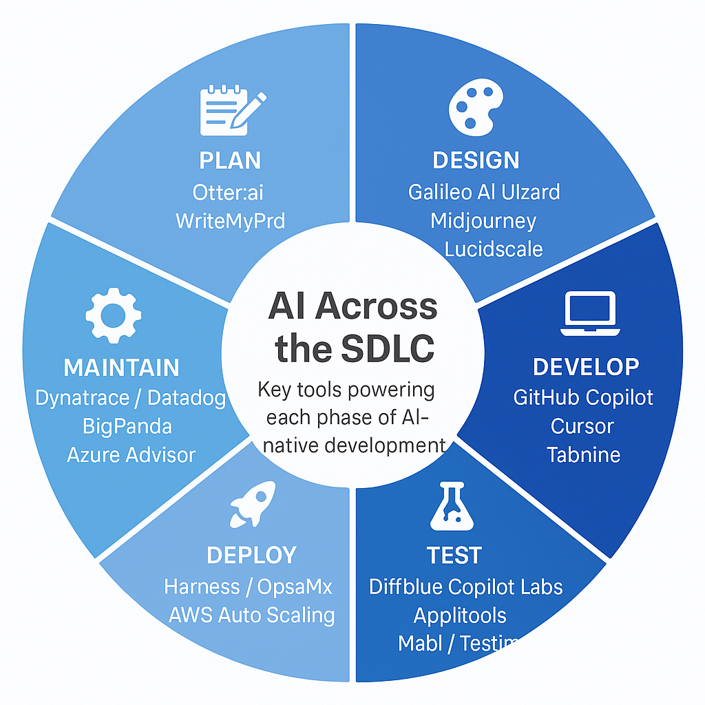 Key AI tools powering the SDLC