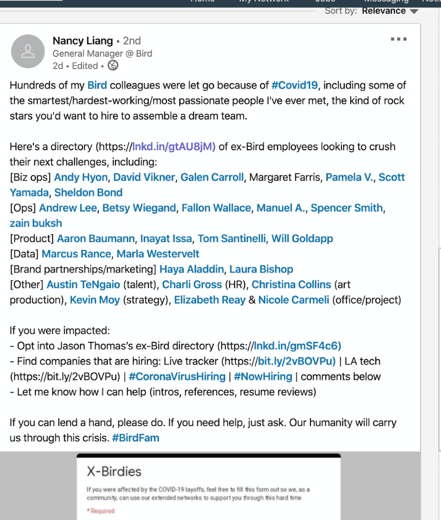 Where could recruiters find their gold mine of layoff data?
