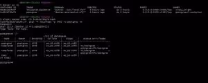 Connecting to the PSQL server via CLI