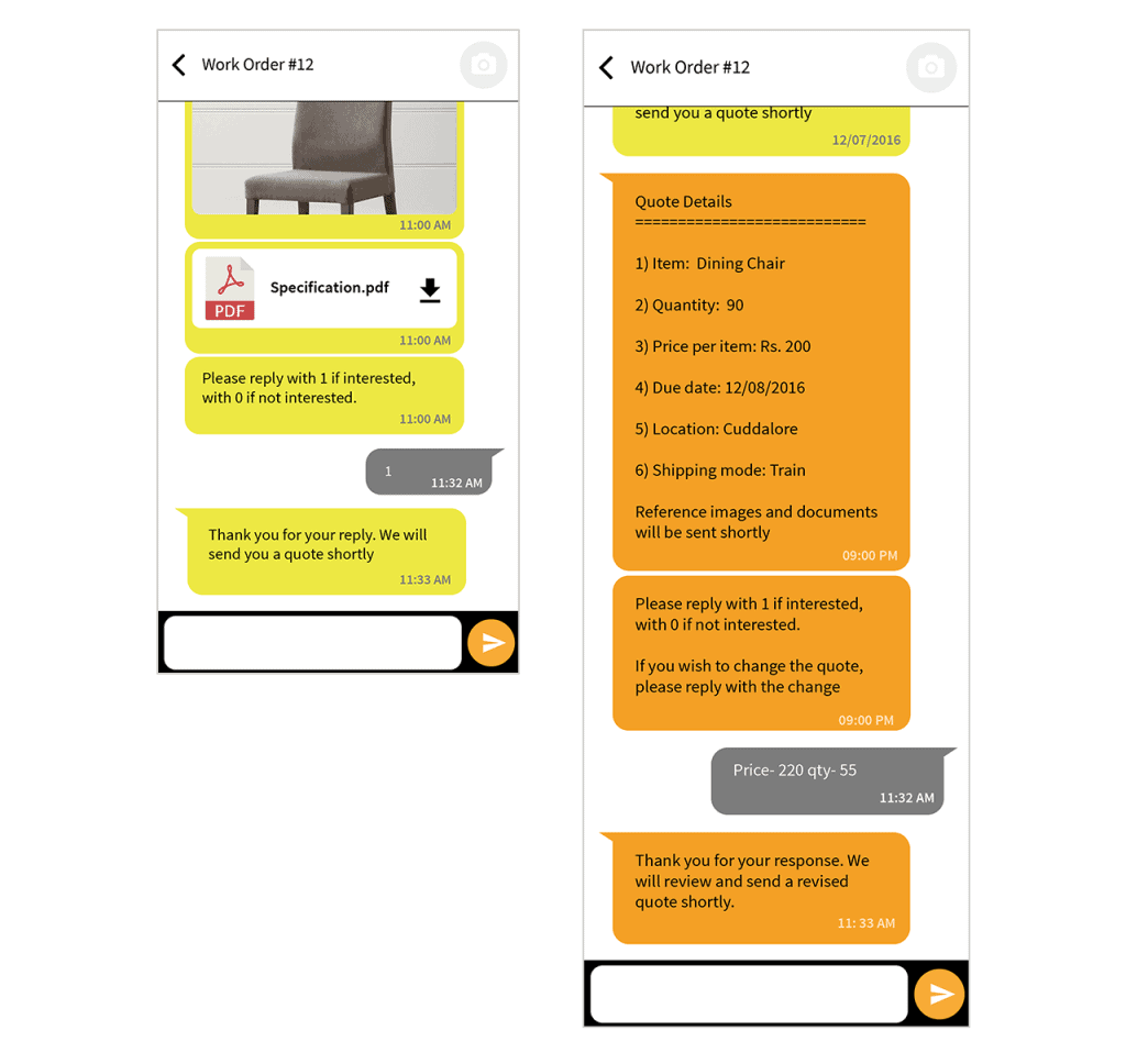 Conversational UI in Rural Context: Enlightening User- Testing