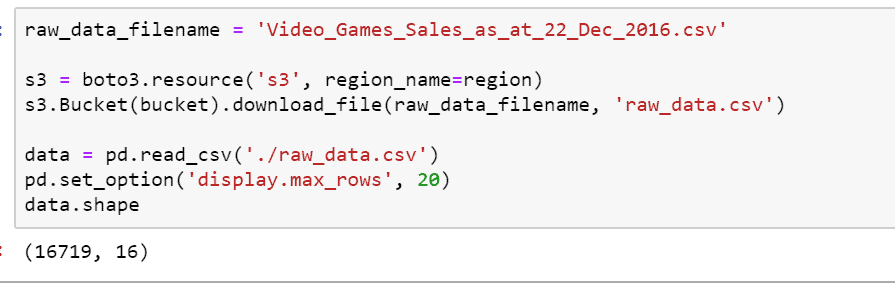 16719 records and 16 variables in the dataset