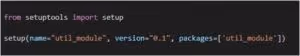 Sample setup.py