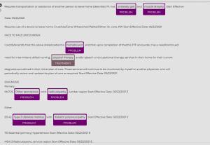 Snippet of the English Clinical Entity Recognition model