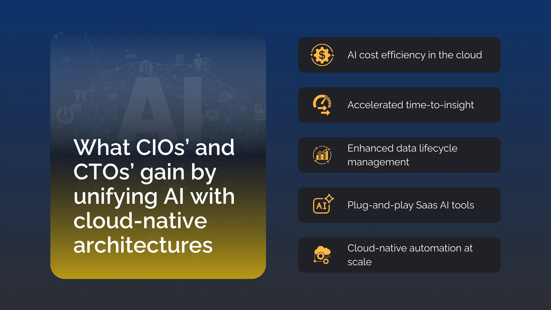 What CIOs and CTOs gain by unifying AI with cloud-native architectures