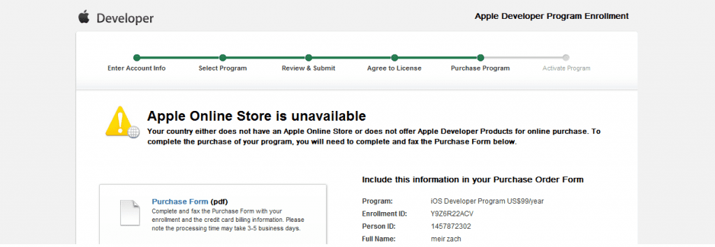 Continue -iOS developer program