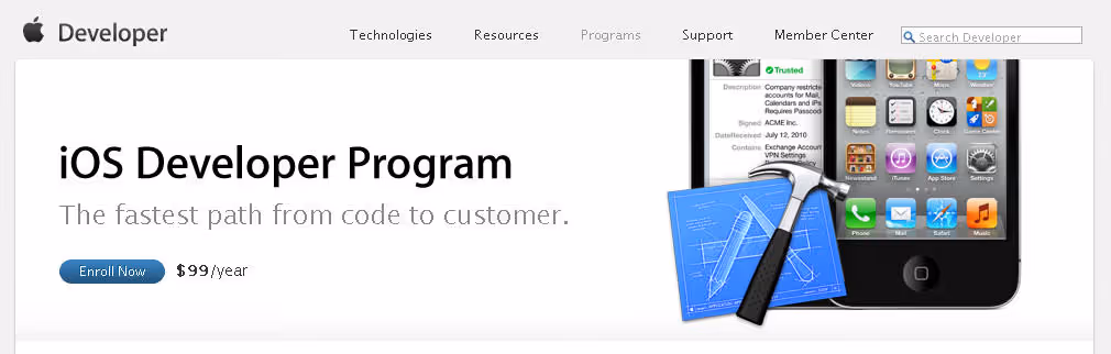 Enroll Now - ios app