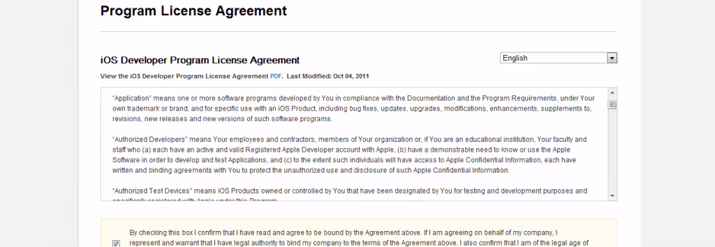 Continue -iOS developer program