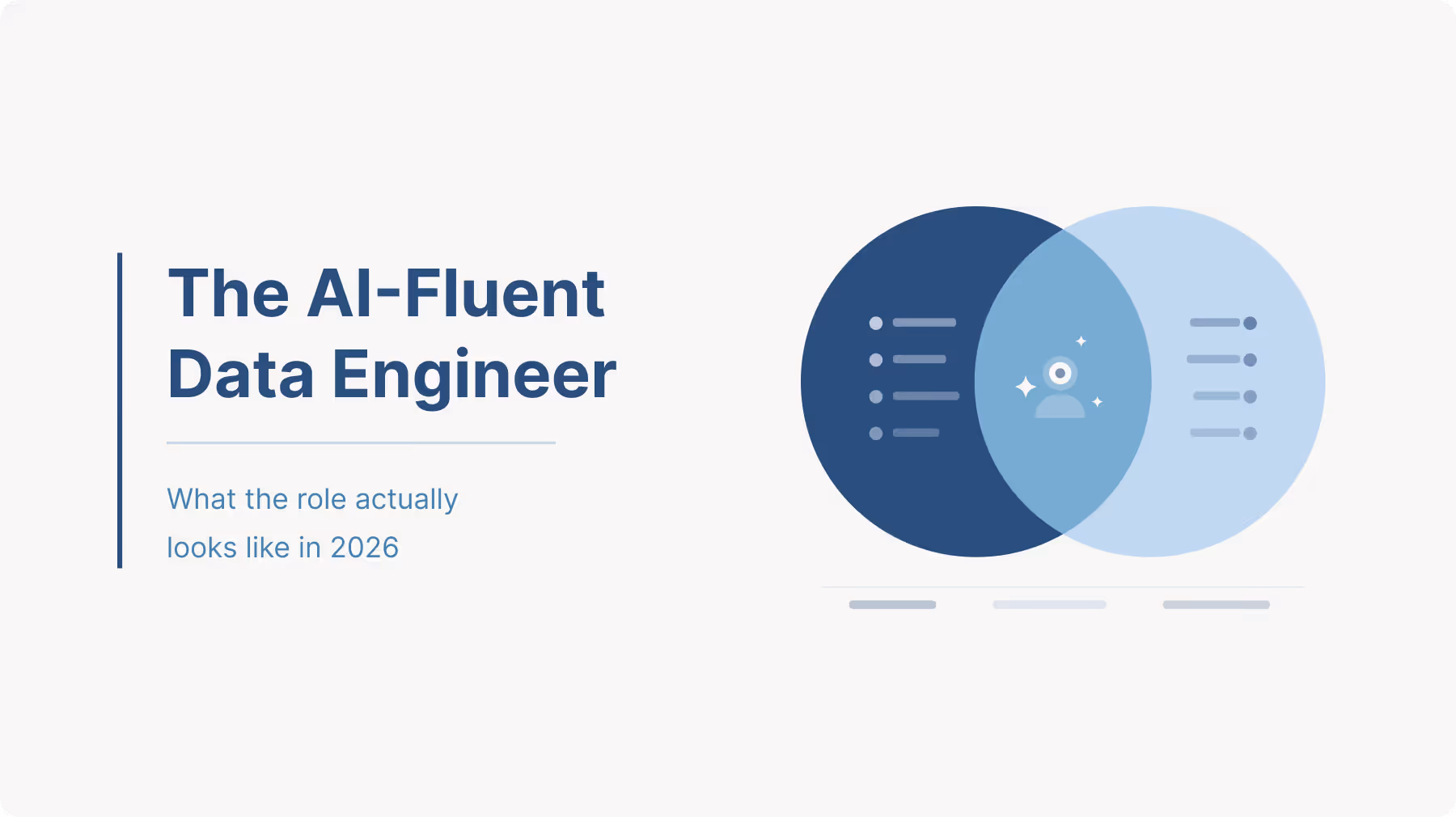 The AI-Fluent Data Engineer: What the Role Actually Looks Like in 2026