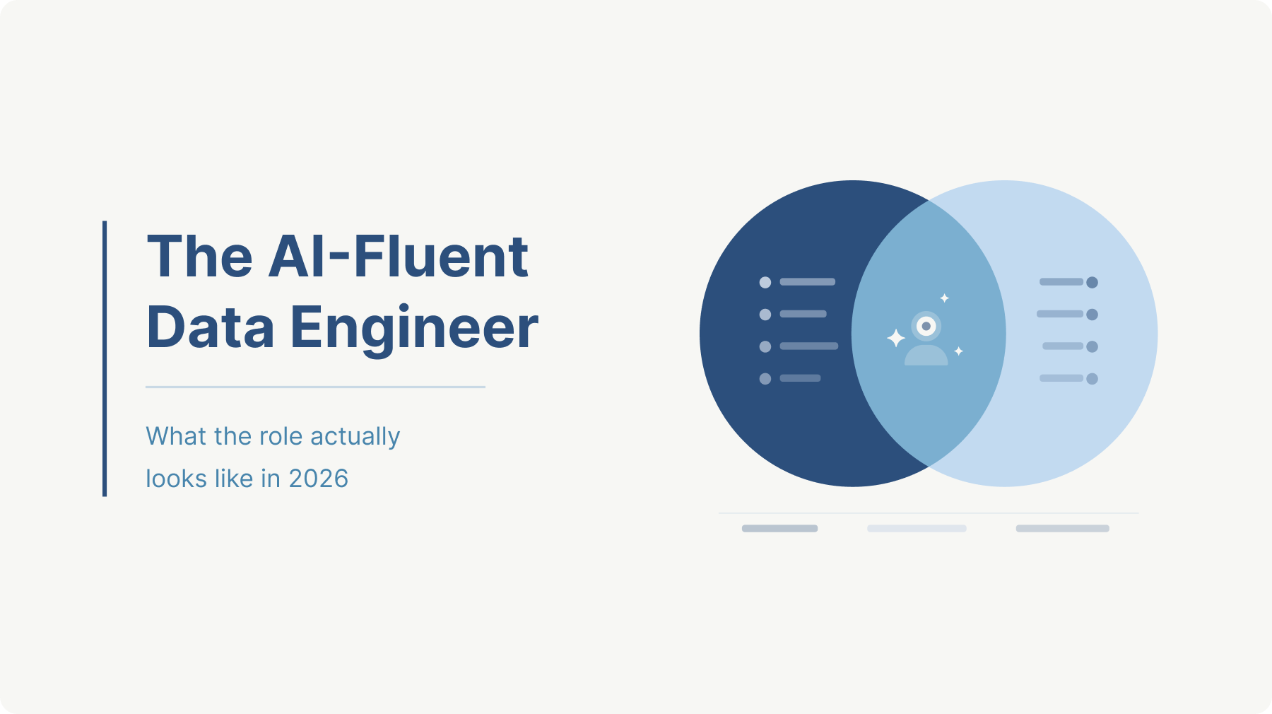 The AI-Fluent Data Engineer: What the Role Actually Looks Like in 2026