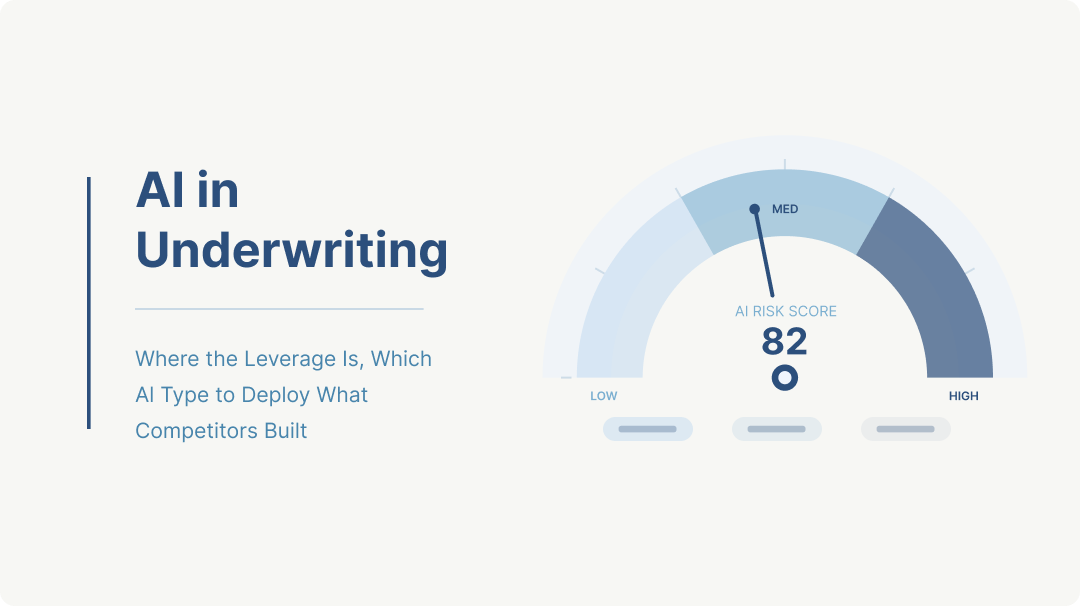 AI in Underwriting: Practical Usecases and ROI