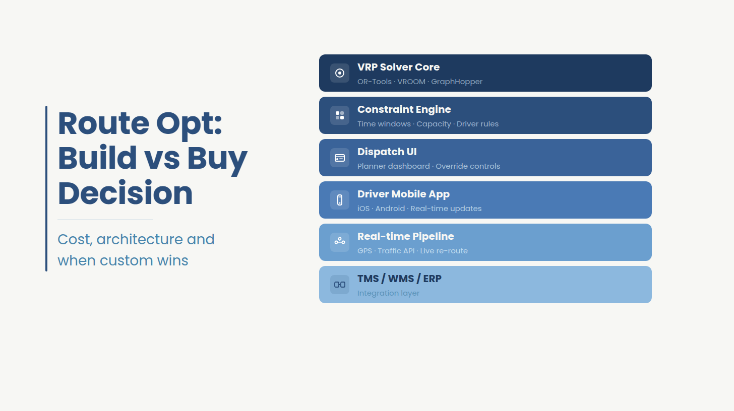 Build Route Optimization Software: Cost, Stack and Timeline
