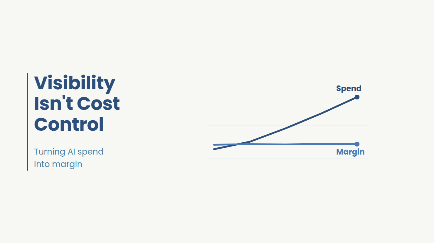 AI spend management for enterprises converting AI costs into engineering margin