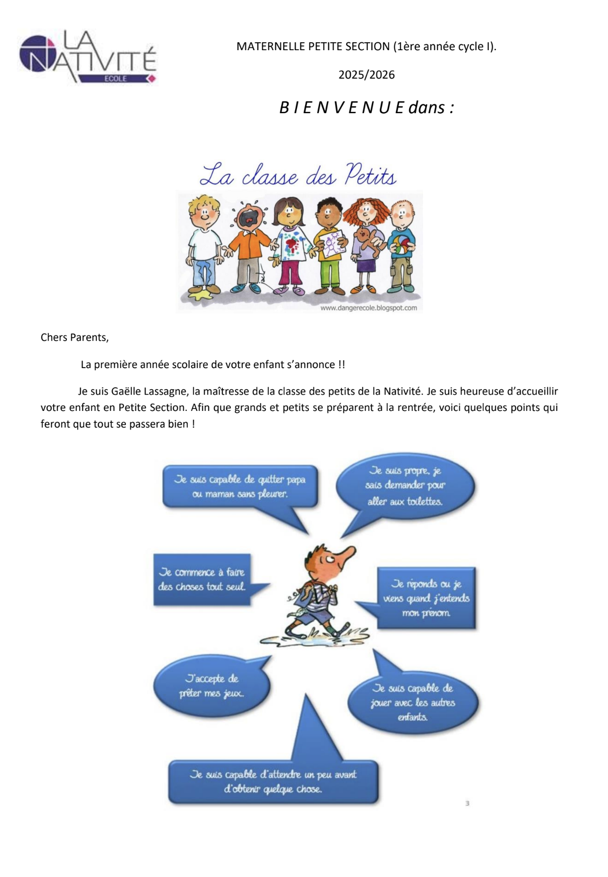 Liste fournitures PS