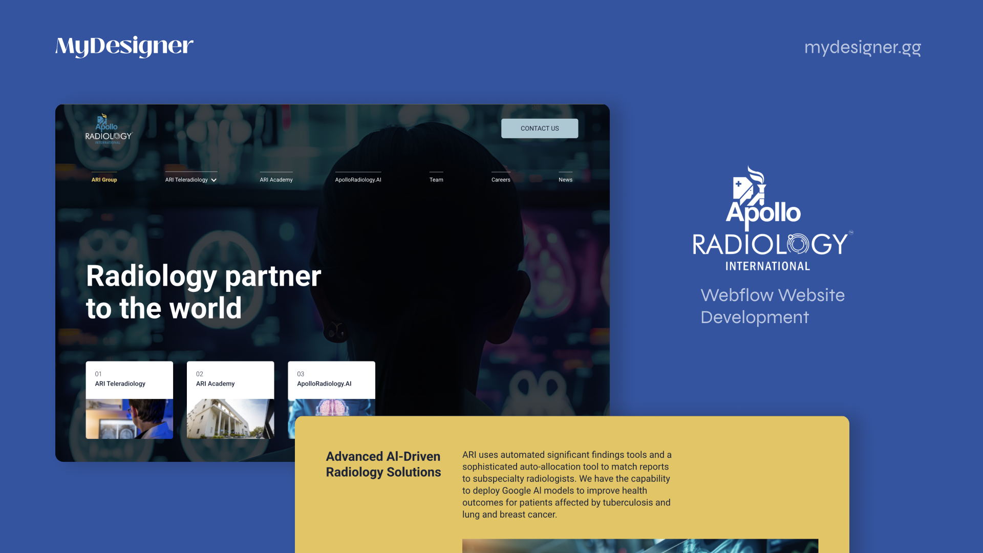 Availbl web app UI design work done by MyDesigner