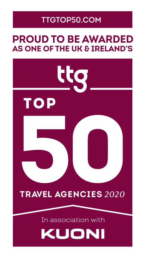 TTG Top 50 Travel Agency Finalist
