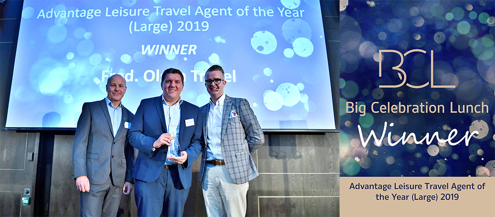 Advantage Leisure Travel Agent of the Year