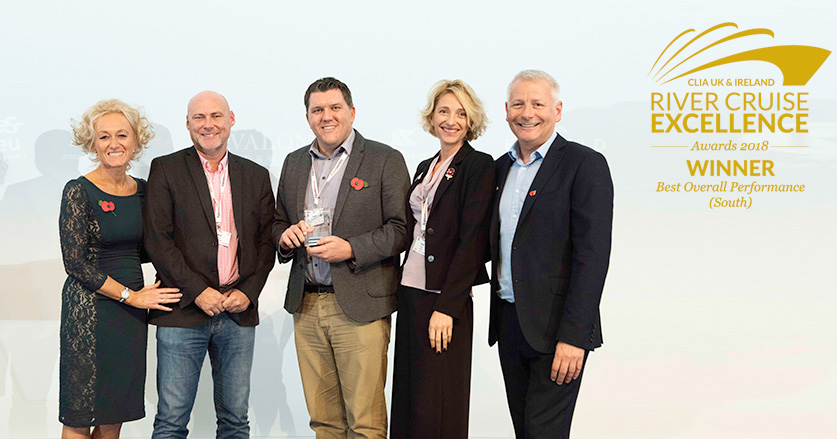 CLIA River Cruise Excellence Award – WINNER South of England