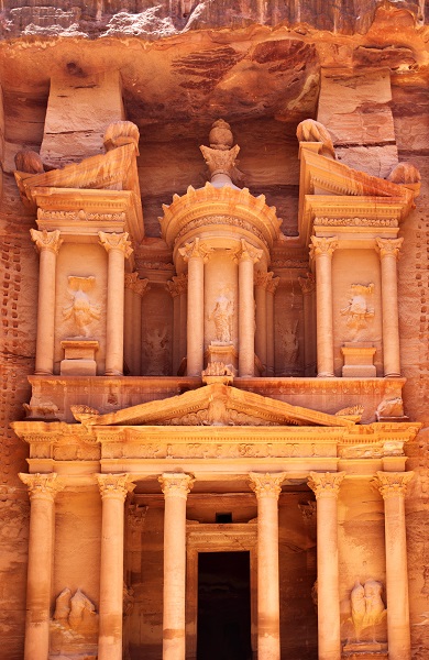 Temple At Petra
