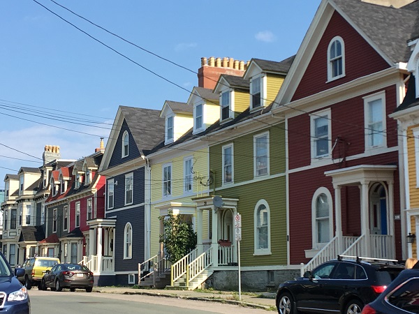 Coloured Houses Newfoundland