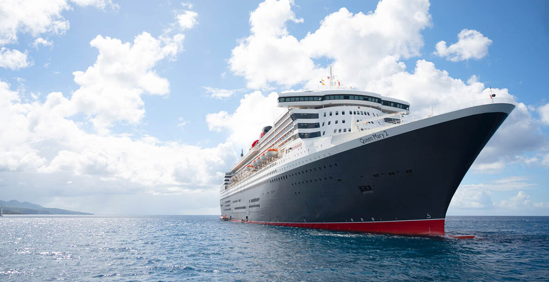 Rosie travels onboard Cunard’s iconic Queen Mary 2 – the world’s last ocean liner