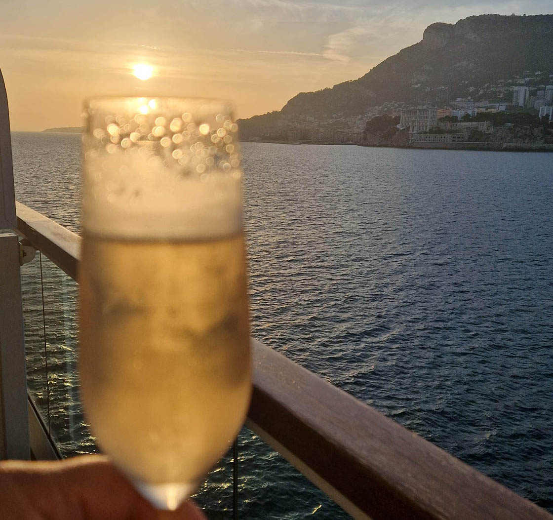 Enjoying the champagne lifestyle of Seabourn's Ovation