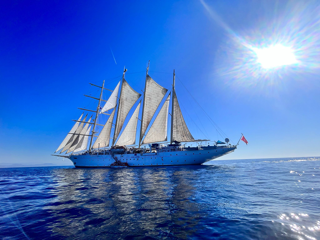 Glorious sailing on board Star Clipper