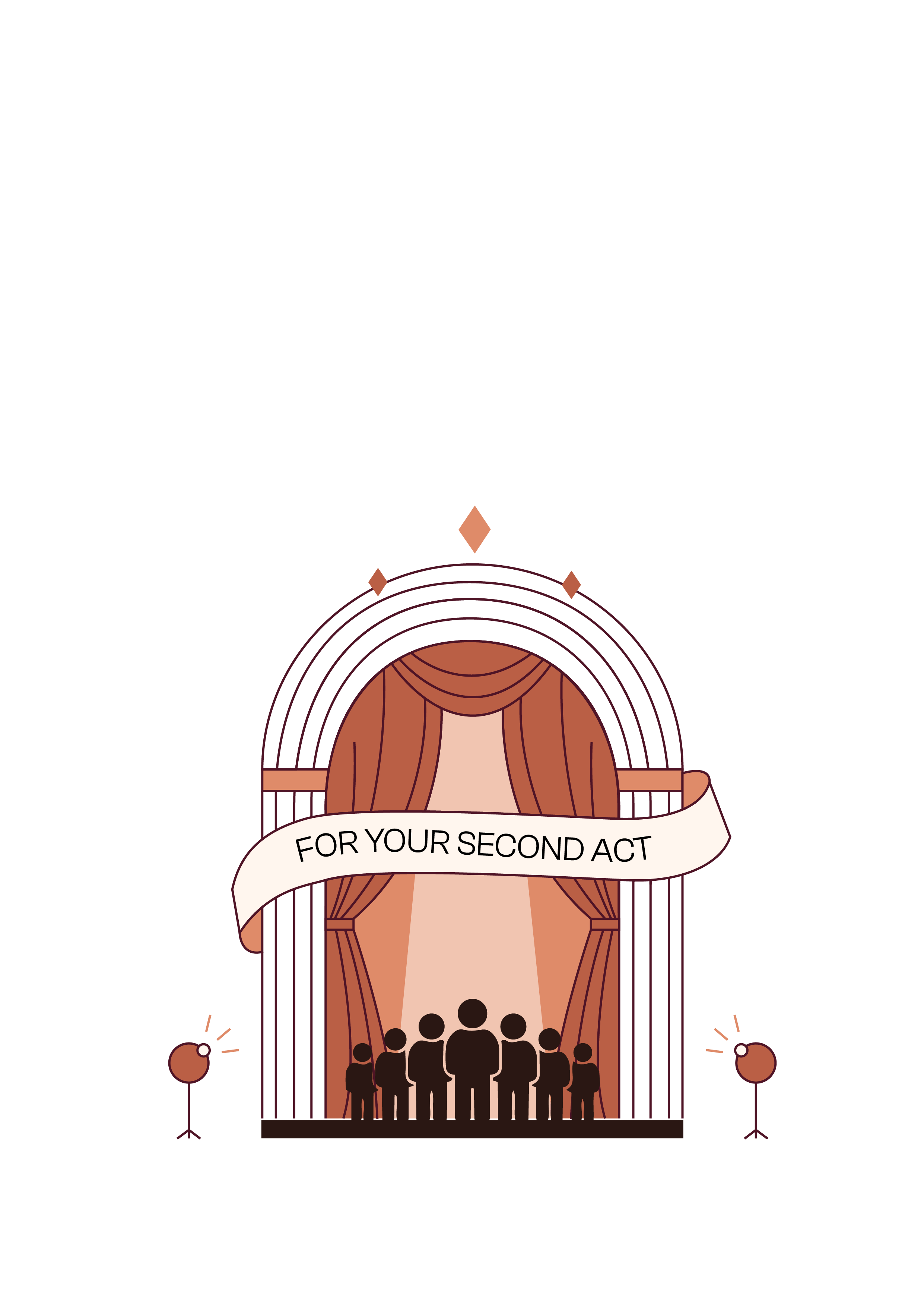 Encore theater illustration for a second act