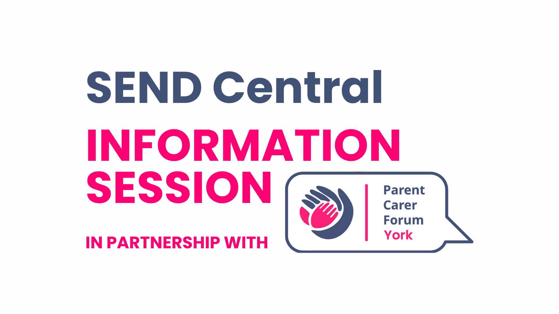 Information Session - What does a good EHCP look like? - 6th May