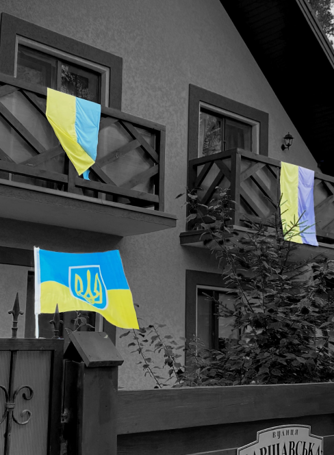 прапори України в Ірпіні