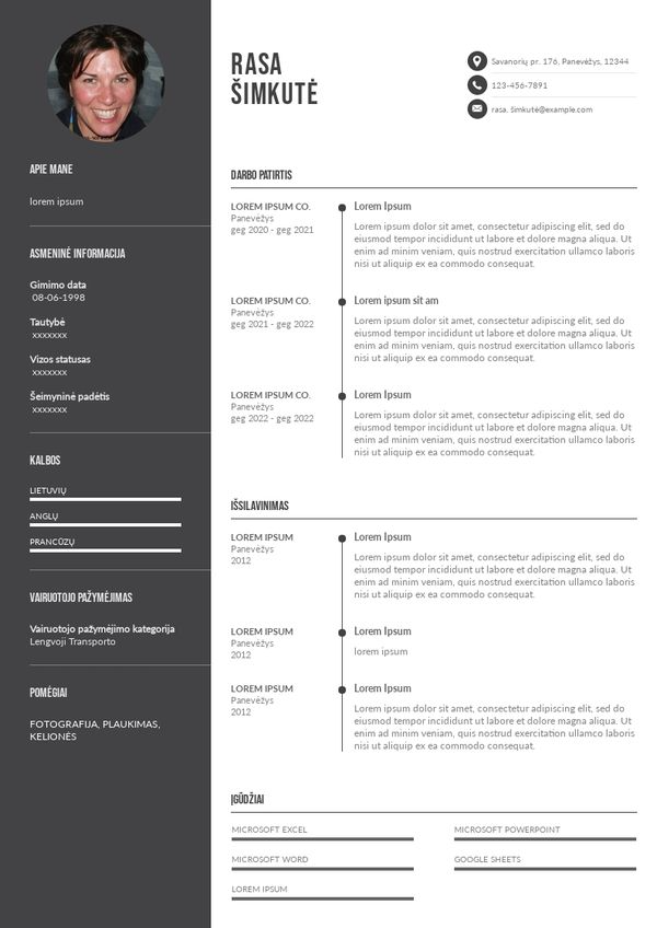 nekilnojamojo turto agento CV