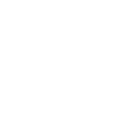 White icon of three rounded squares arranged in an L shape on a black background.