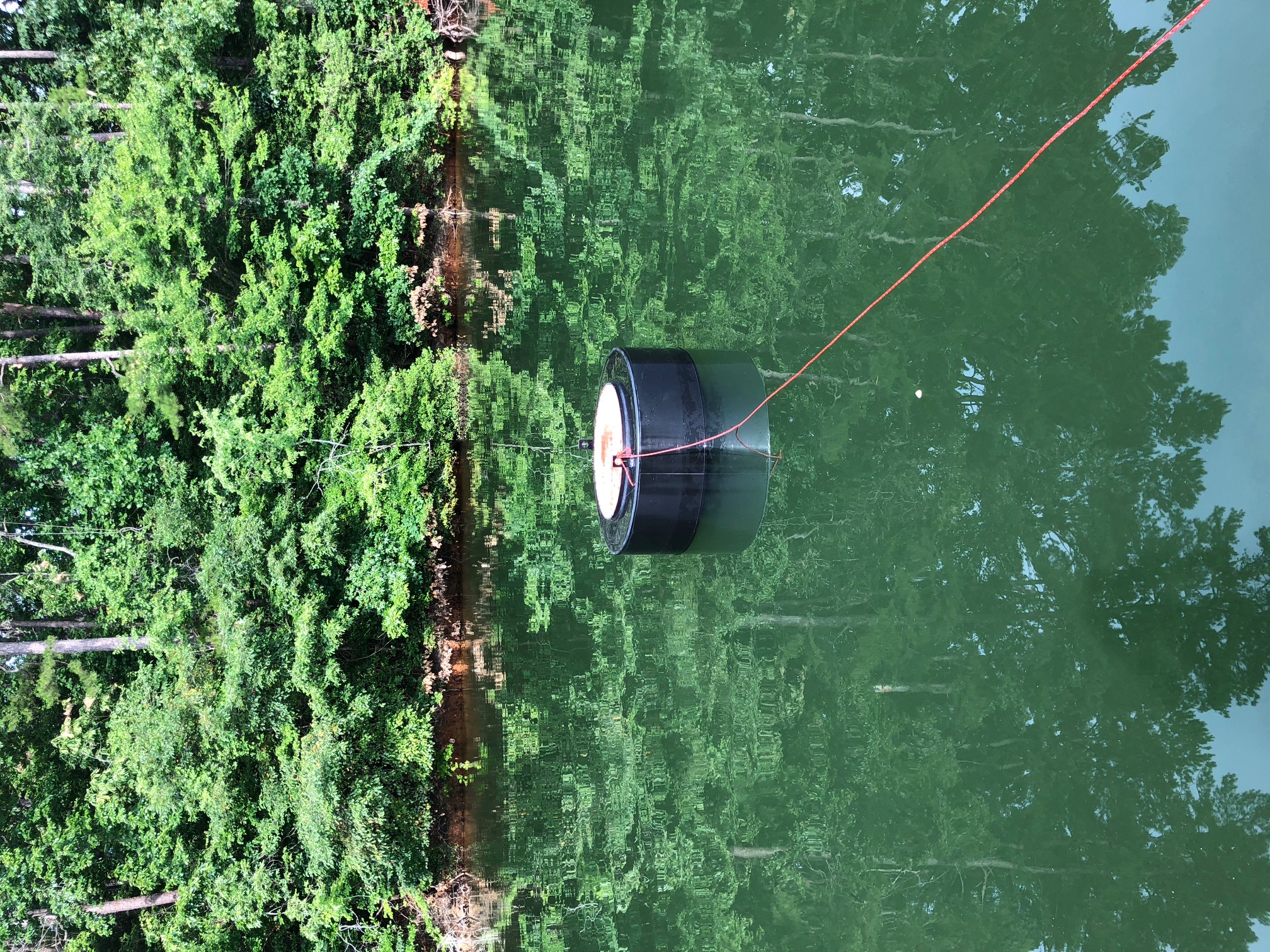 six stormX nets on a weir wall configuration