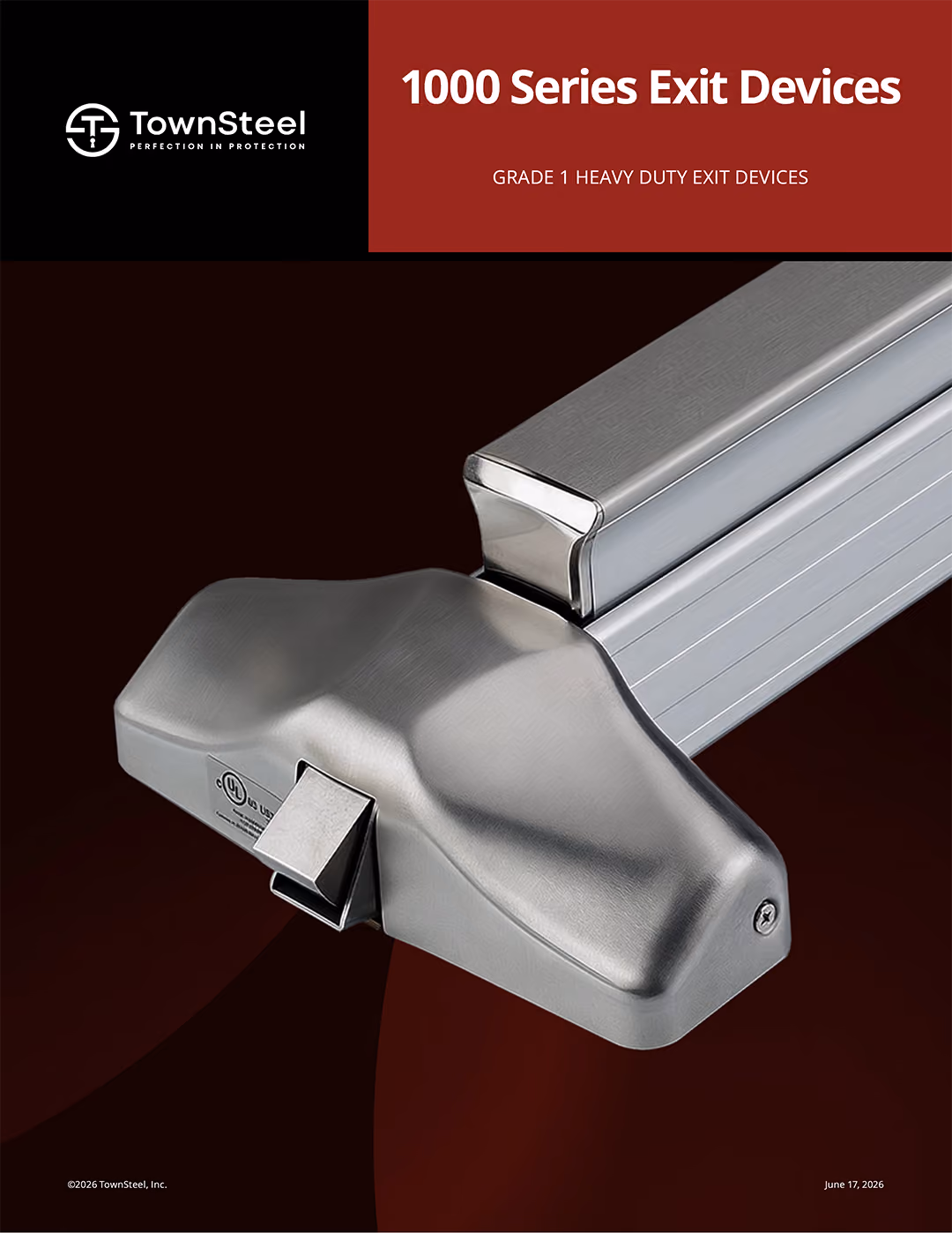 1000 Series Exit Devices Catalog Cover