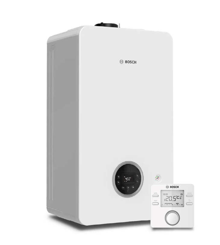 Caldaia a condensazione Bosch GC2300 24-30kw con termostato CR100