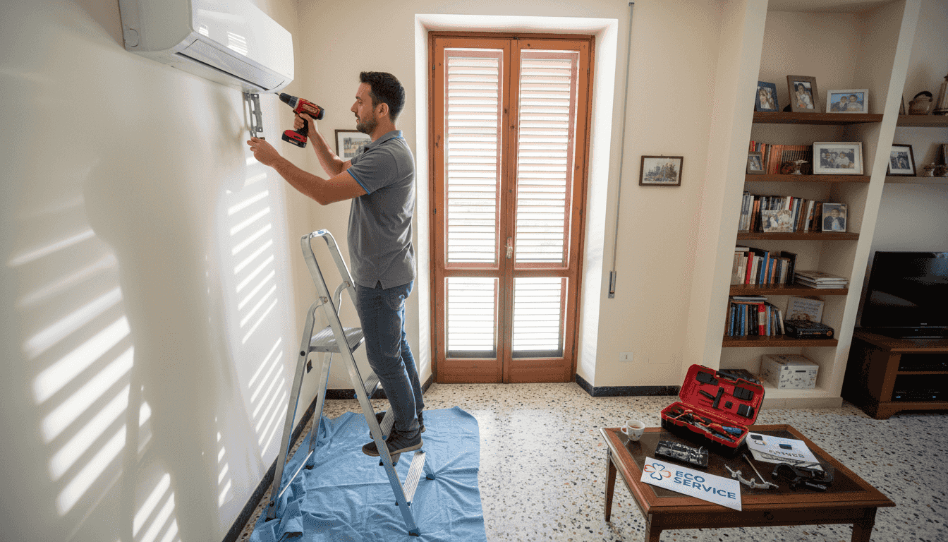 Workflow installazione climatizzatore: guida pratica completa