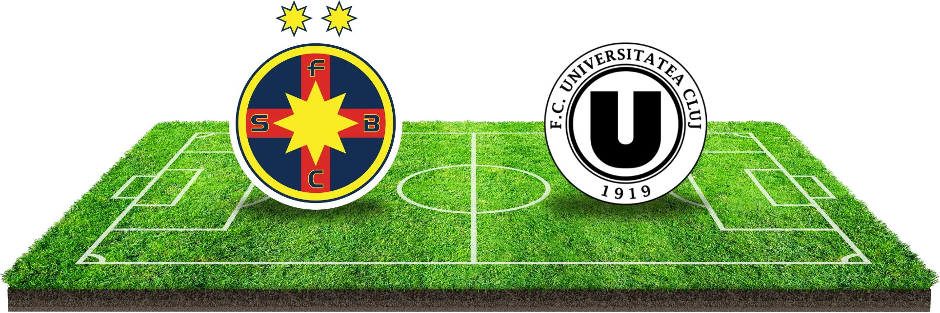 FCSB vs. Universitatea Cluj - FCSB niet te stoppen in eigen huis!