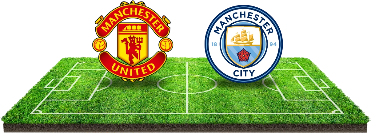 Manchester United vs Manchester City - Kleurt Manchester rood of blauw?