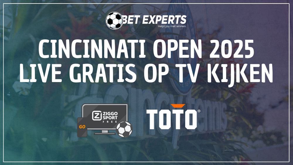 Zo kijk je de Cincinnati Open (ATP 1000): live en gratis kijken in Nederland zonder Ziggo Sport!