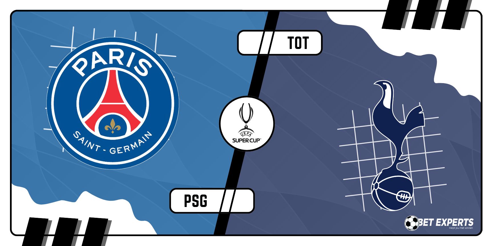 ⚽ Preview PSG – Tottenham Hotspur: Voorspelling, odds en wedtips | Wie wint de eerste Europese prijs van het seizoen? (UEFA Super Cup)