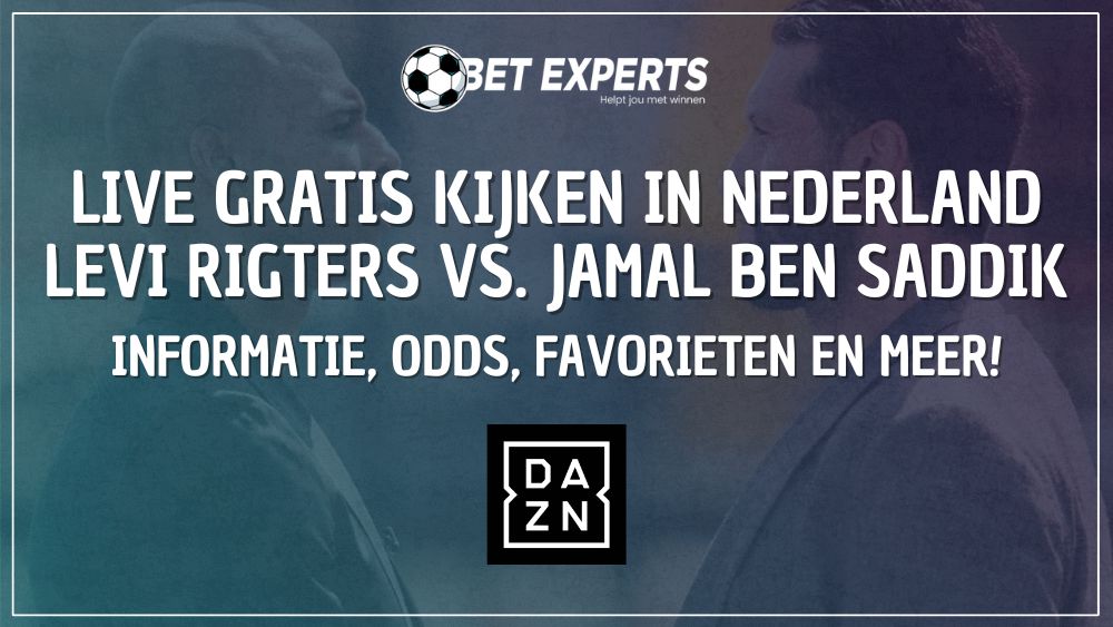 Glory 103: Programma en tijden Jamal Ben Saddik vs. Levi Rigters – Hoe laat, waar en hoe live gratis kijken via deze livestream?