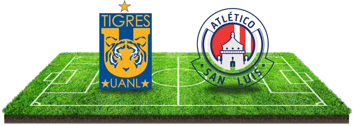 Juan Brunetta schiet op doel tegen Atletico San Luis!