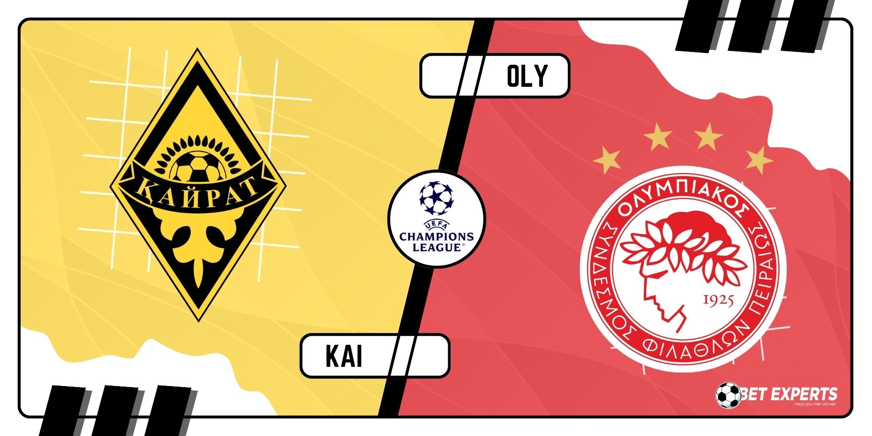 🇰🇿 Kairat Almaty – Olympiacos: Voorspelling, odds & wedtips | Pakt Olympiacos eindelijk de eerste CL-zege?