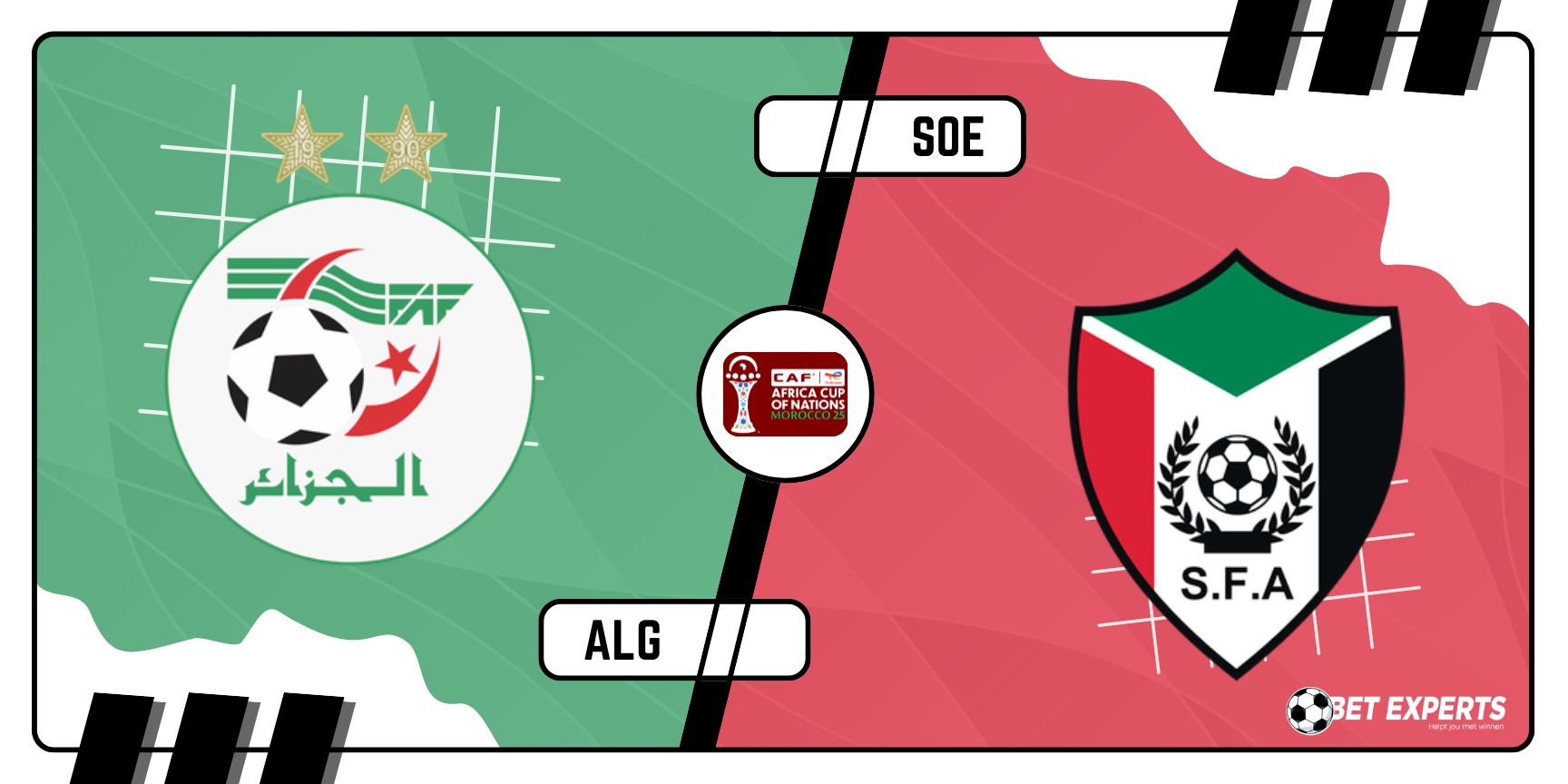 🇩🇿 Algerije – Soedan: Voorspelling, odds & wedtips | Vliegende start voor de Woestijnvossen?